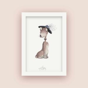 Ilustracija A3 Kuza Hrt V Okvirju V Okvirju 300x300